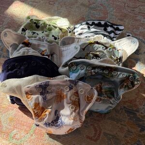 GroVia newborn cloth diapers